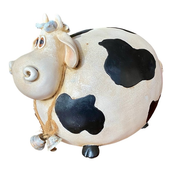 Cute cow. No defects. Approximately 12” long x 9” tall x 8” wide - Picture 4 of 7